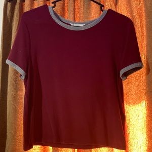 Cute Red Casual Top for Women